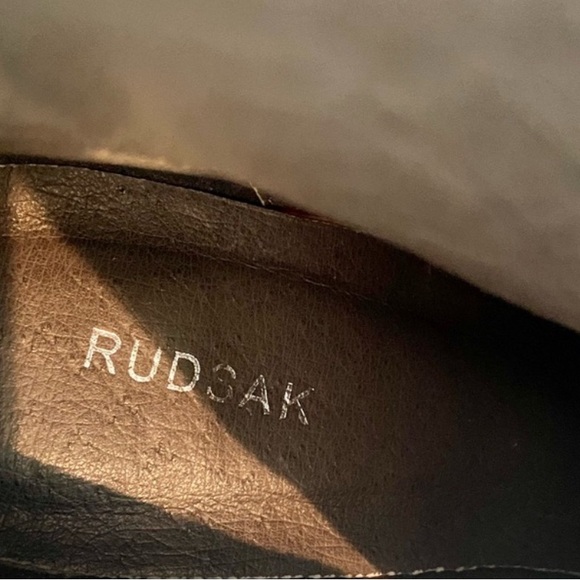 Rudsak Taupe Leather 3/4 Boots Size 39 - Picture 7 of 8